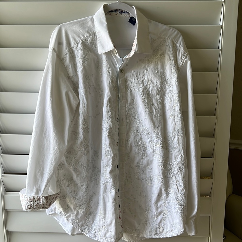 Robert Graham mens shirt XL tall!